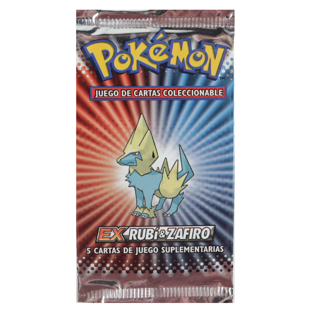 SPANISH EX Ruby & Sapphire Booster Pack