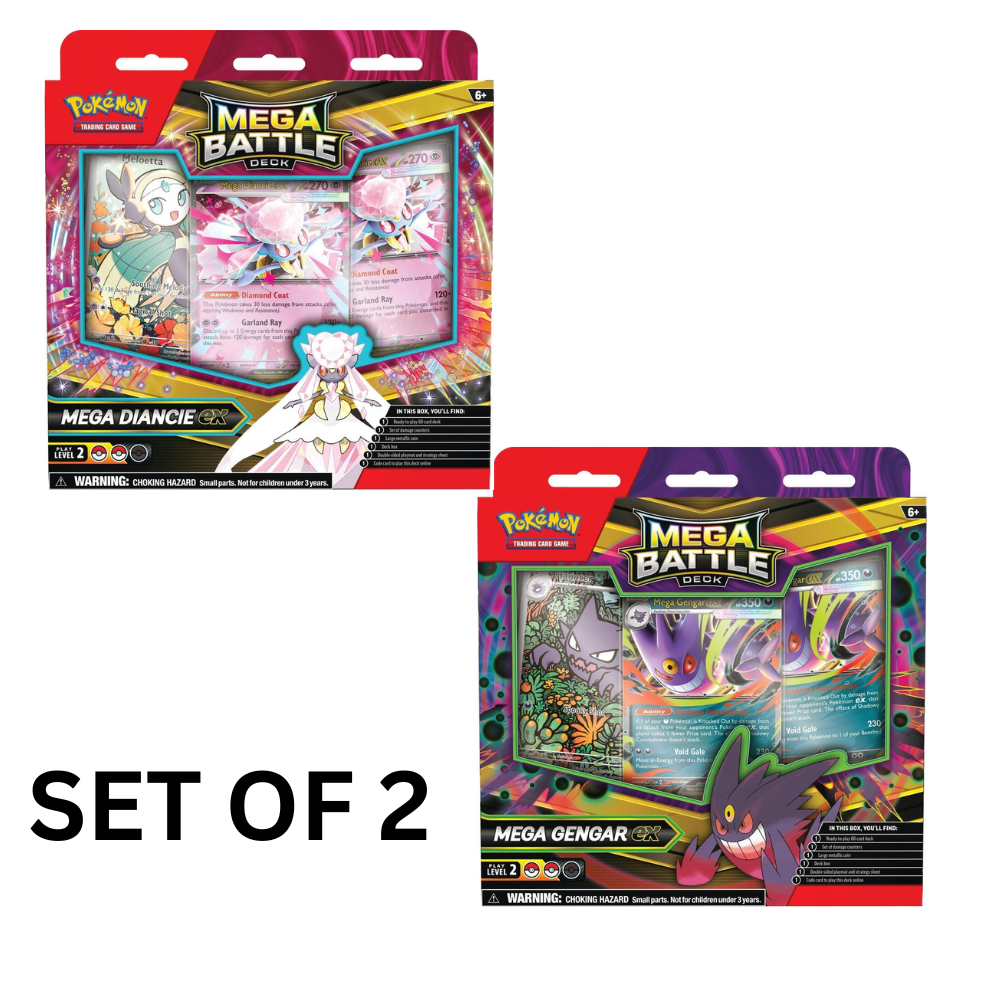 Mega Gengar + Mega Diancie Battle Decks (Set Of 2)