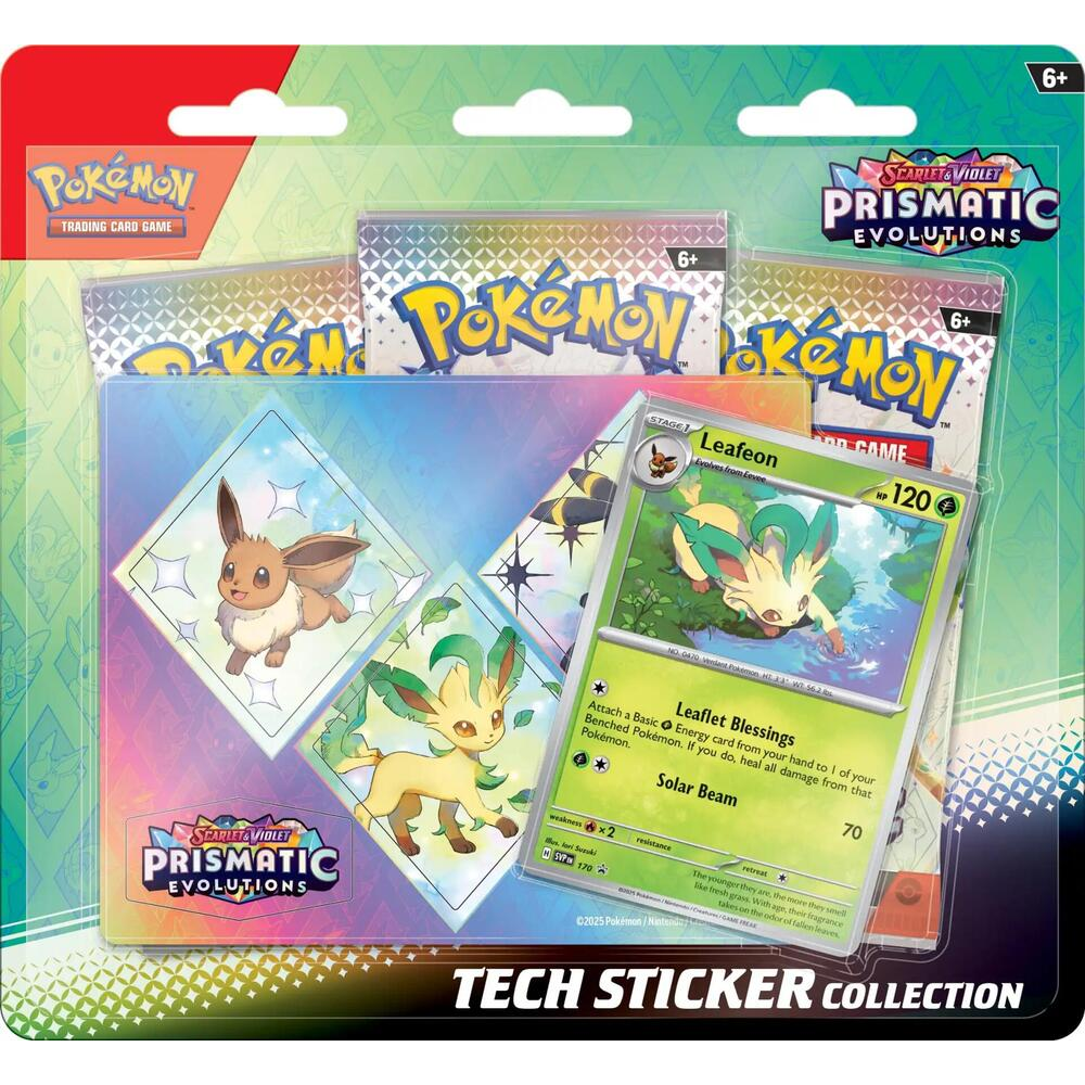 Prismatic Evolutions Tech Sticker (Leafeon)