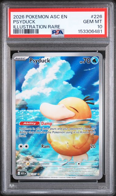 PSA 10 Psyduck Ascended Heroes #226