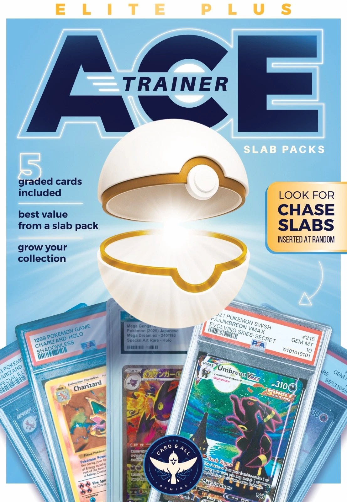 ace graded pokemon cards Ace Trainer Graded Card Box Elite+ Tier – Royalty Gaming