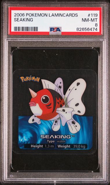 PSA 8 Seaking Pokemon Lamincards #119 image 0