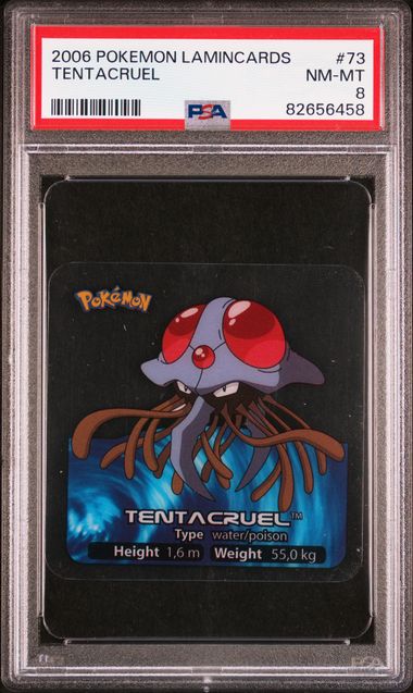PSA 8 Tentacruel Pokemon Lamincards #73 image 0
