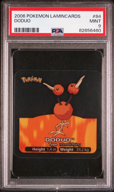 PSA 9 Doduo Pokemon Lamincards #84 image 0