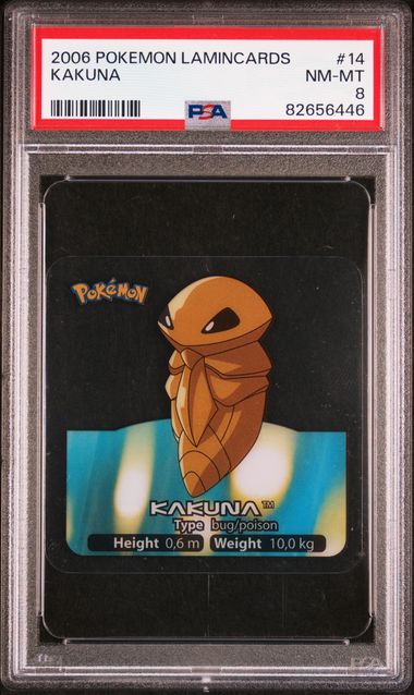 PSA 8 Kakuna Pokemon Lamincards #14 image 0