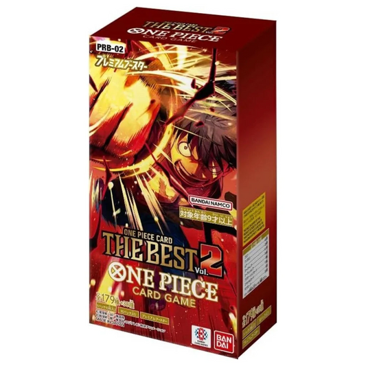 JPN PRB-02 One Piece The Best Premium Vol 2 Booster Box image 0
