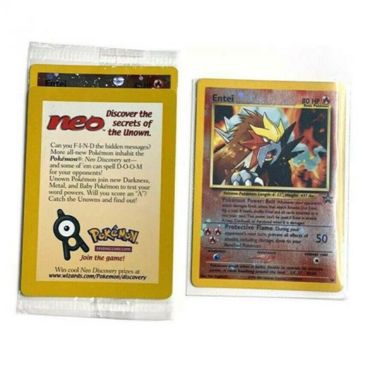 Entei 34 Reverse Foil Sealed Black Star Promo image 0
