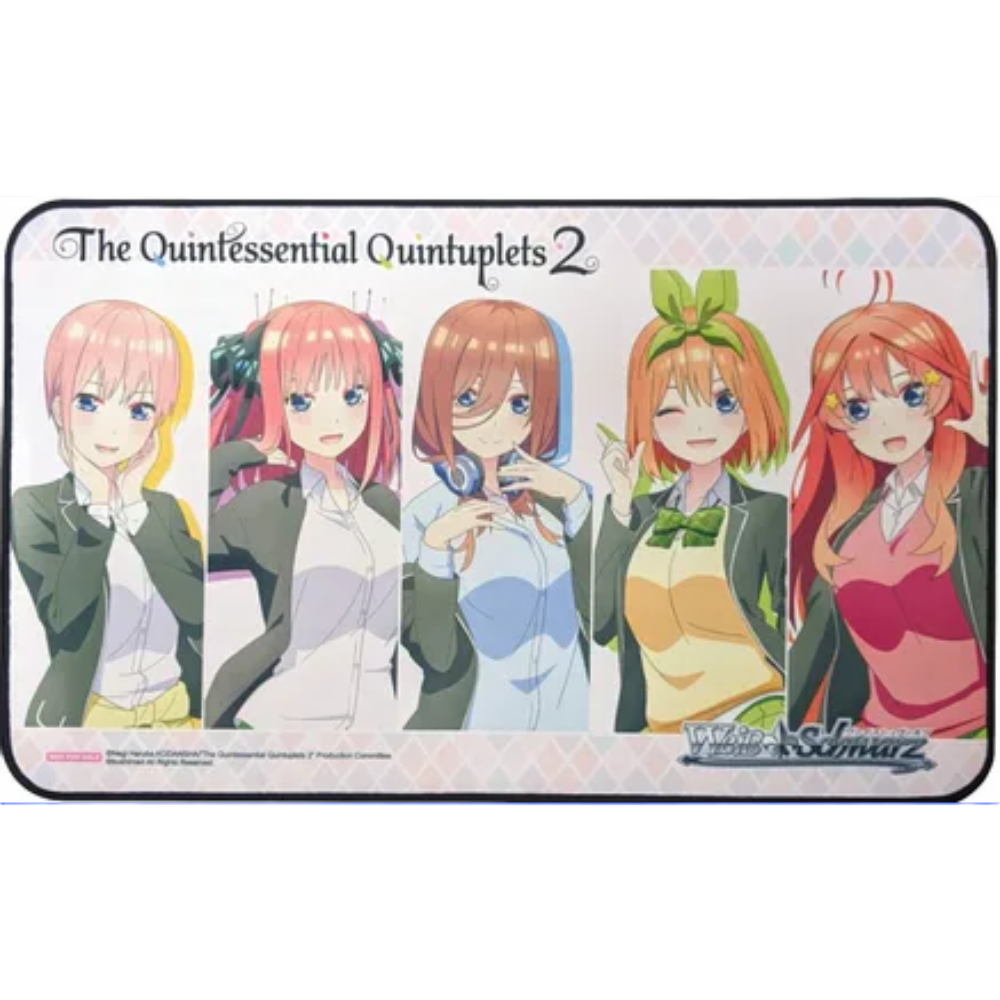 The Quintessential Quintuplets 2 Weiss Schwarz Offical Playmat image 0