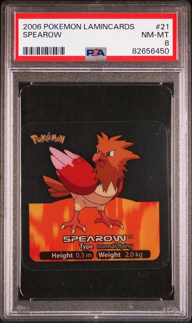 PSA 8 Spearow Pokemon Lamincards #21 image 0