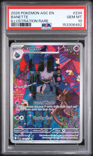 PSA 10 Banette Ascended Heroes #234