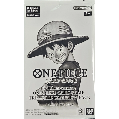 3rd Anniversary One Piece Card Game Treasure Campaign Pack