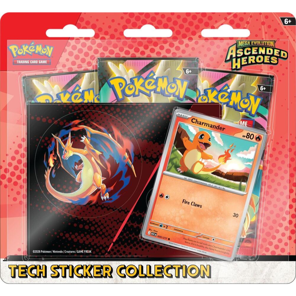 Ascended Heroes 3-Pack Blister (Charmander)