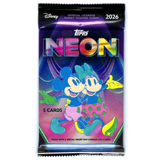Disney Neon Topps 2026 Pack