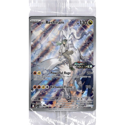 N's Reshiram 167 Sealed JourneyTogether Box Topper Promo