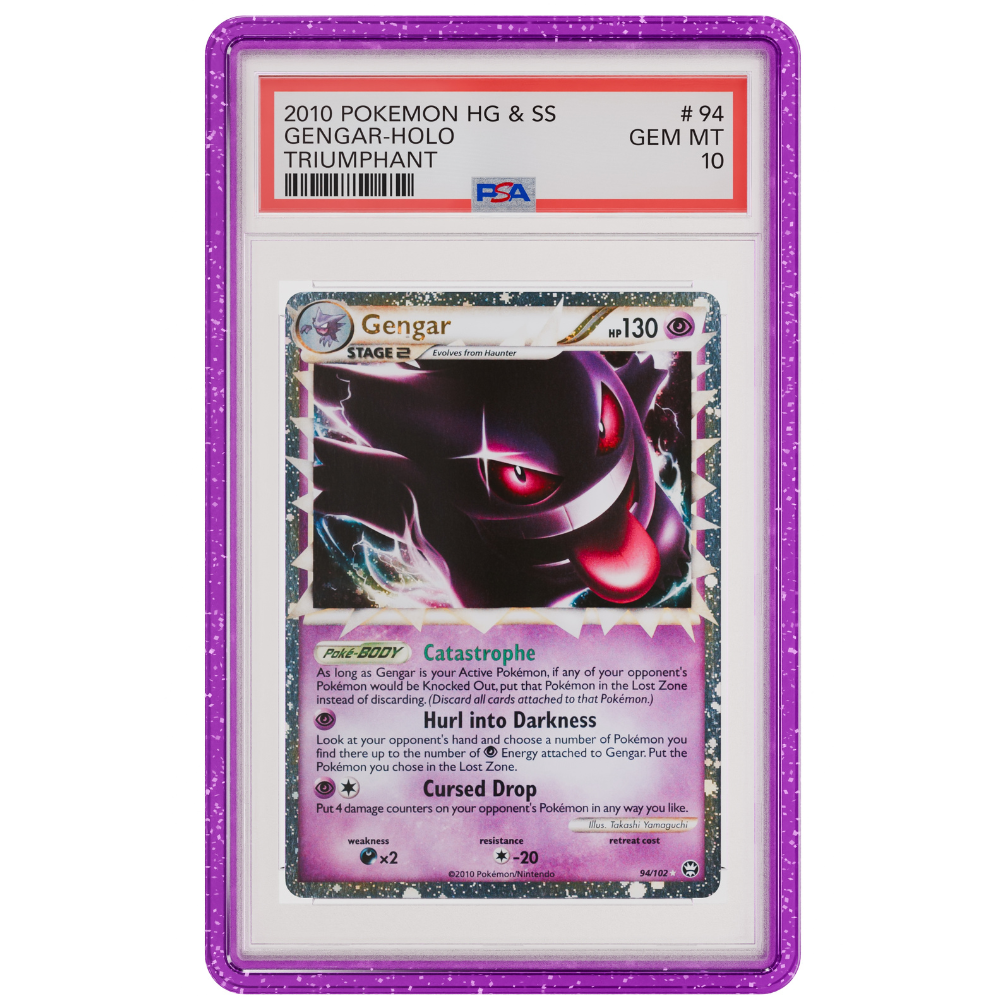 Graded Guard Limited Edition Case (PSA) Purple Glitter