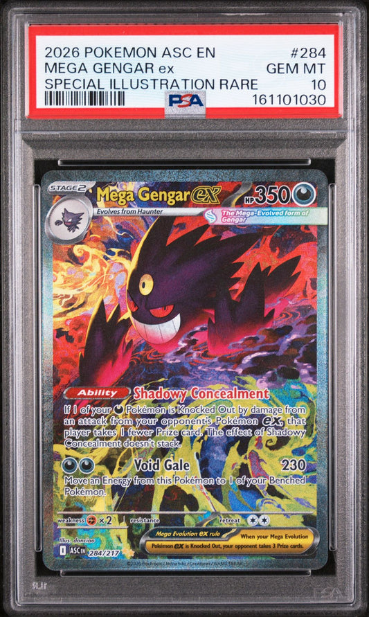 PSA 10 Mega Gengar ex Ascended Heroes #284