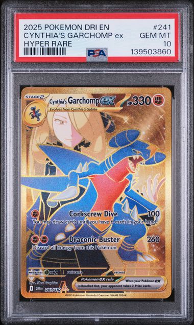 PSA 10 Cynthia's Garchomp Destined Rivals #241