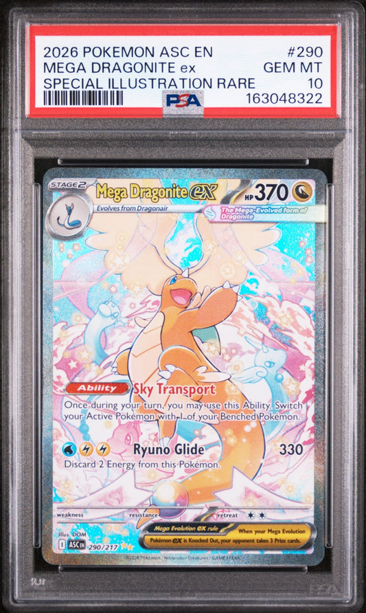 PSA 10 Mega Dragonite ex Ascended Heroes #290