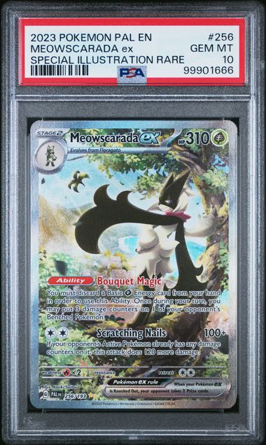 PSA 10 Meowscarada ex Paldea Evolved #256