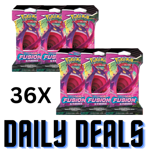 *Daily Deals* 36 Fusion Strike Sleeved Booster Packs