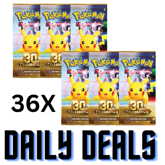 *Daily Deals* 36 30th Celebration Booster Packs