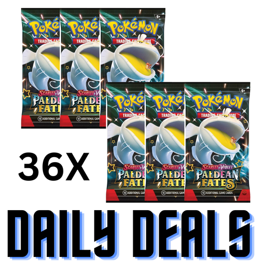 *Daily Deals* 36 Paldean Fates Booster Packs