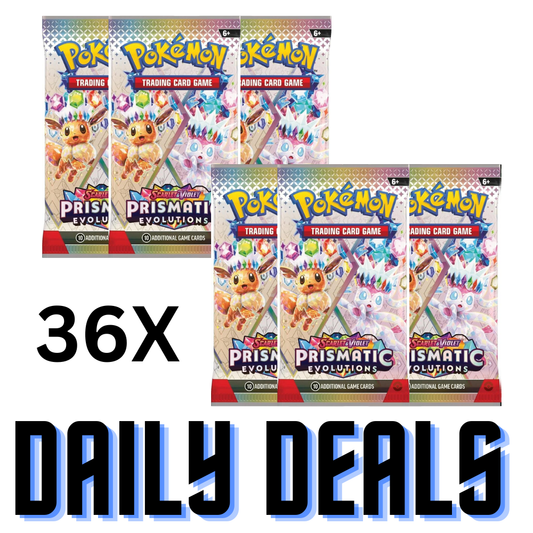 *Daily Deals* 36 Prismatic Evolutions Booster Packs