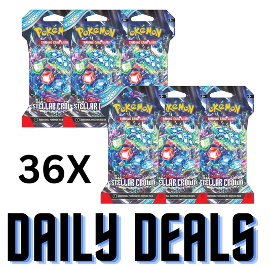 *Daily Deals* 36 Stellar Crown Sleeved Booster Packs