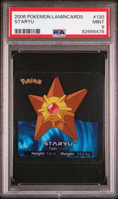 PSA 9 Staryu Pokemon Lamincards #120 image 0