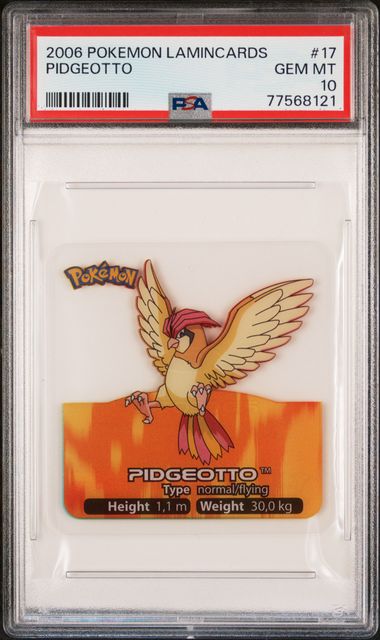 PSA 10 Pidgeotto Pokemon Lamincards #17 image 0