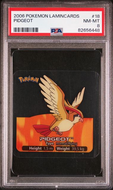 PSA 8 Pidgeot Pokemon Lamincards #18 image 0